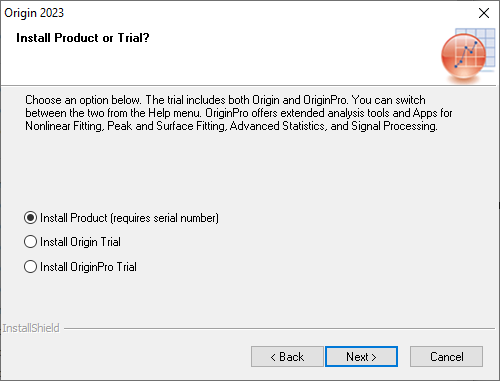 Install Product or Trial?