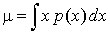 theoretical mean